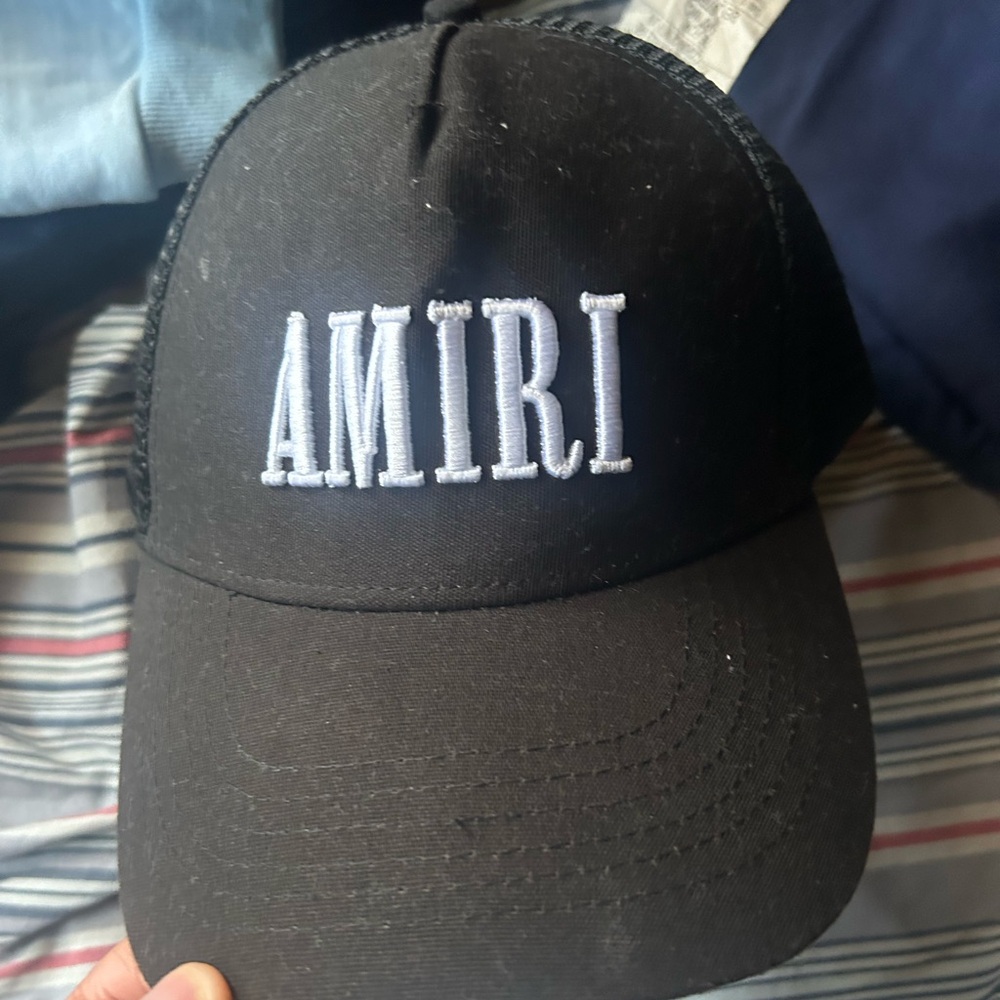 Amiri Black Cap , used good condition